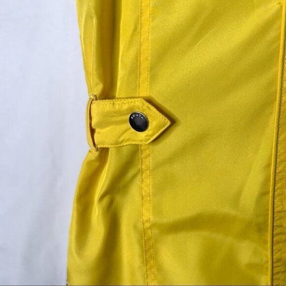 COLUTHA YELLOW SLEEVELESS WINDBREAKER SPRING OUTDOOR JACKET WOMEN SIZE SMALL - Picture 10 of 15